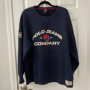 Oversized Ralph Lauren polo jeans vintage crewneck